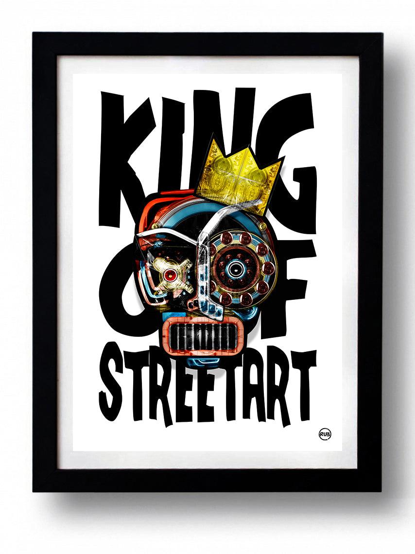 Affiche KING OF STREET ART par Rubiant ArtAndToys