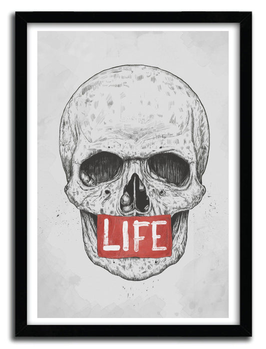 Affiche LIFE  par BALAZS SOLTI ArtAndToys