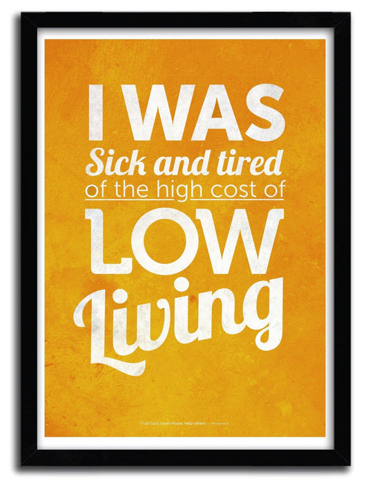 Affiche LOWLIVING par HANS EISKONEN ArtAndToys