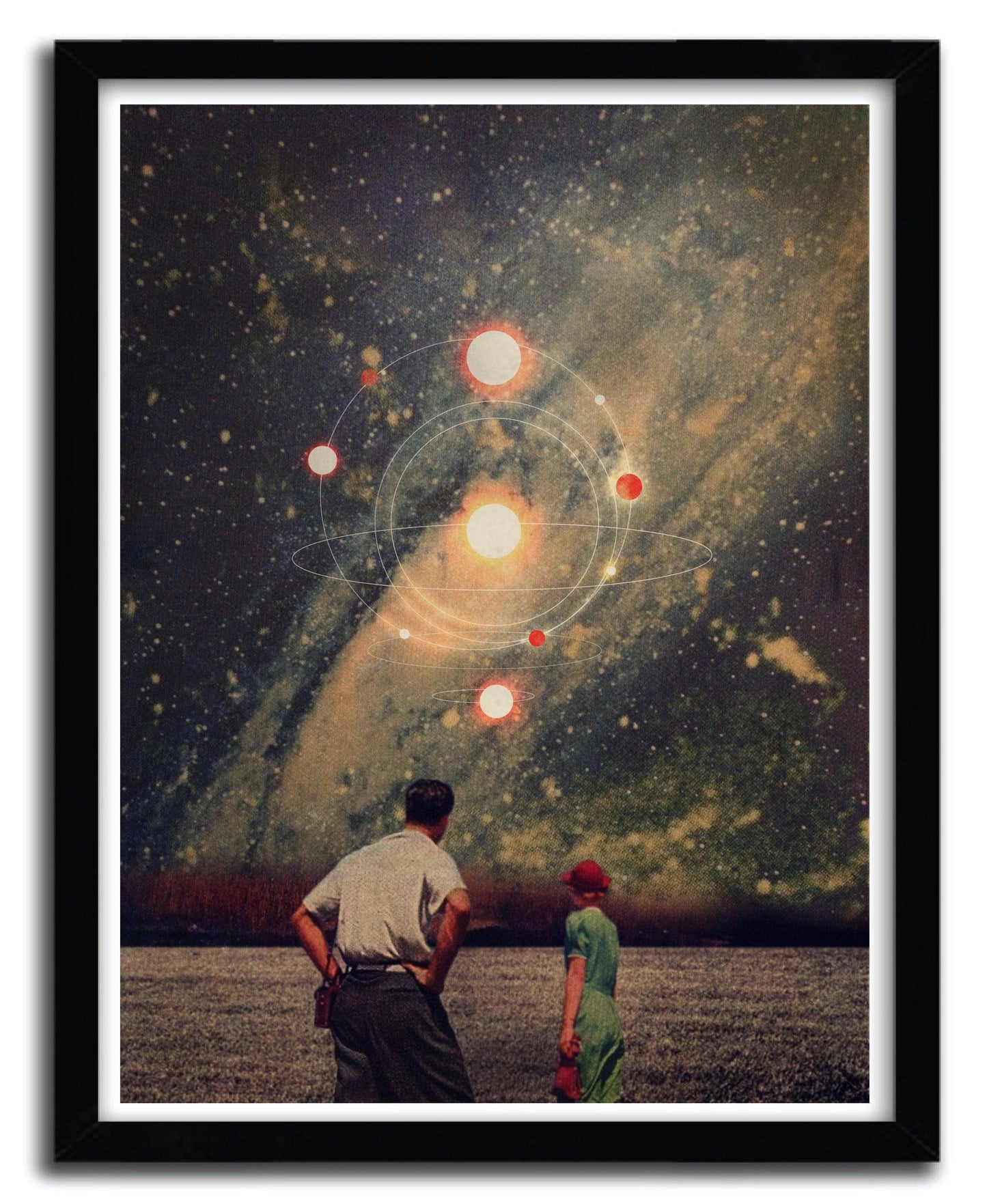 Affiche Light Explosions In our Sky by FRANK MOTH ArtAndToys