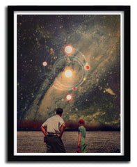 Affiche Light Explosions In our Sky by FRANK MOTH ArtAndToys