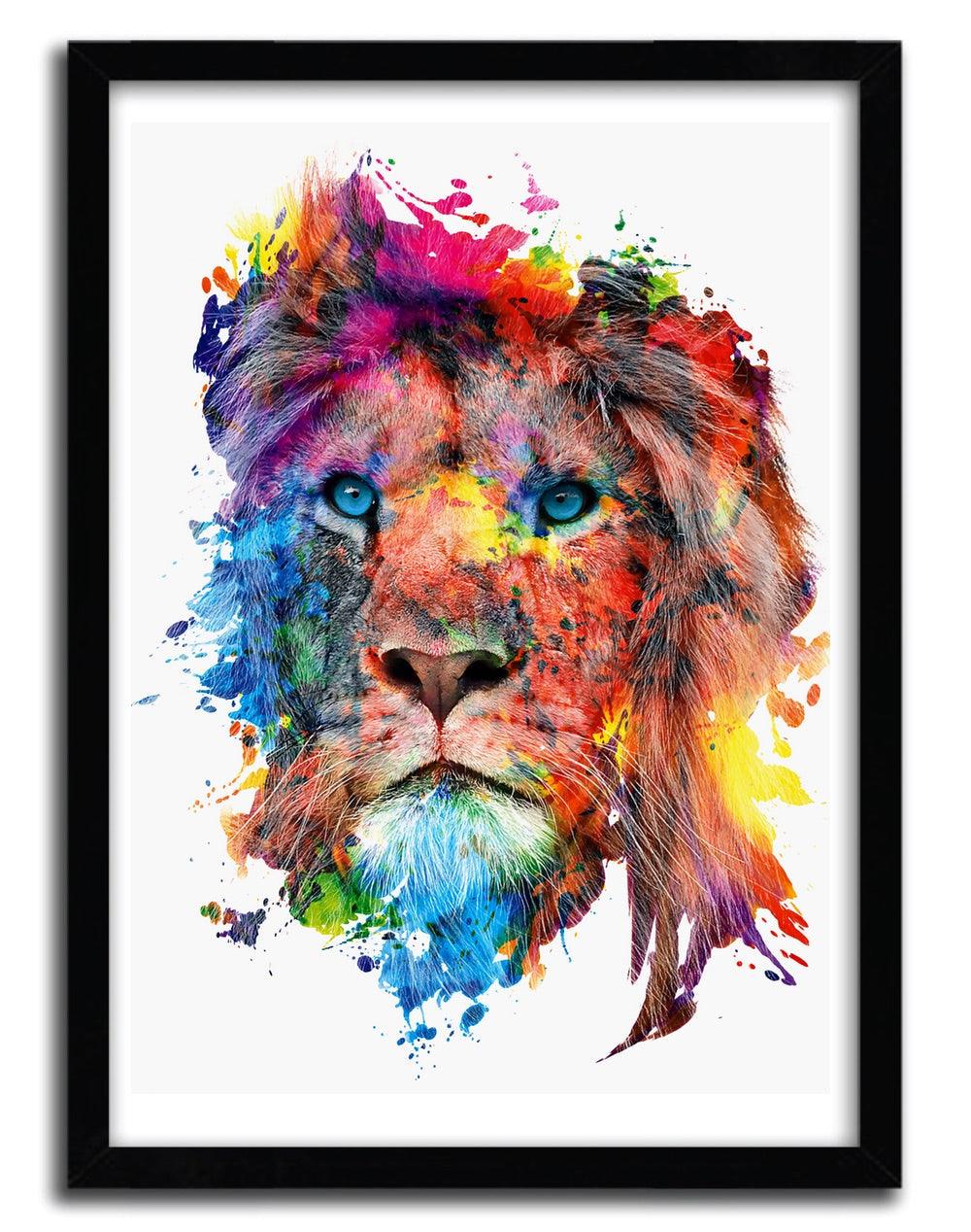Affiche Lion par Riza Peker ArtAndToys