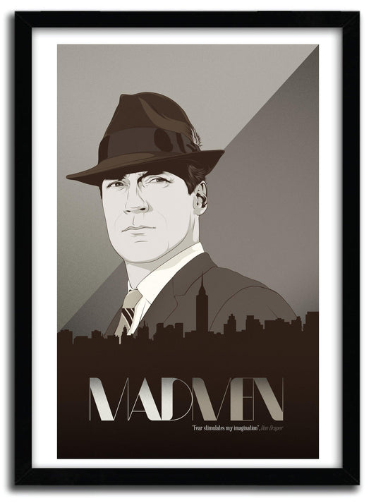 Affiche MAD MEN  by CRANIODSGN ArtAndToys