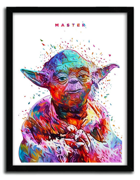 Affiche MASTER White par Alessandro Pautasso ArtAndToys