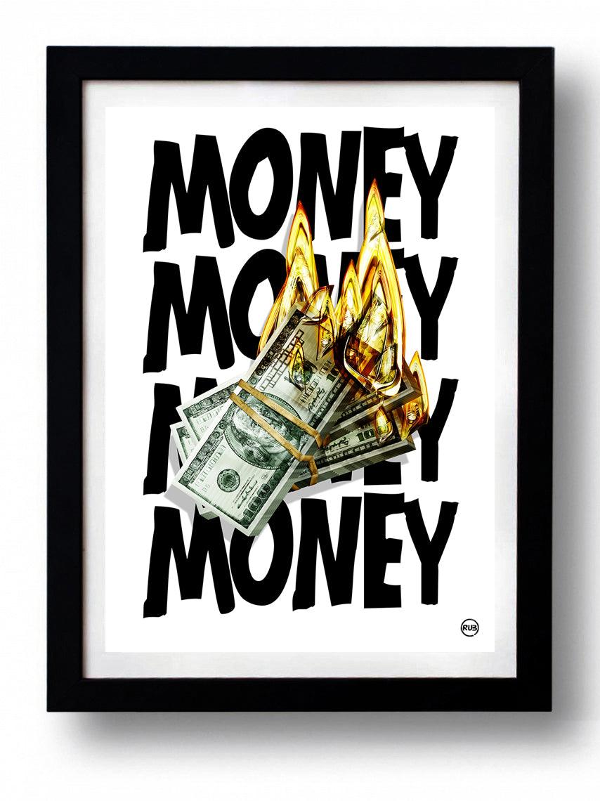 Affiche MONEY par Rubiant ArtAndToys