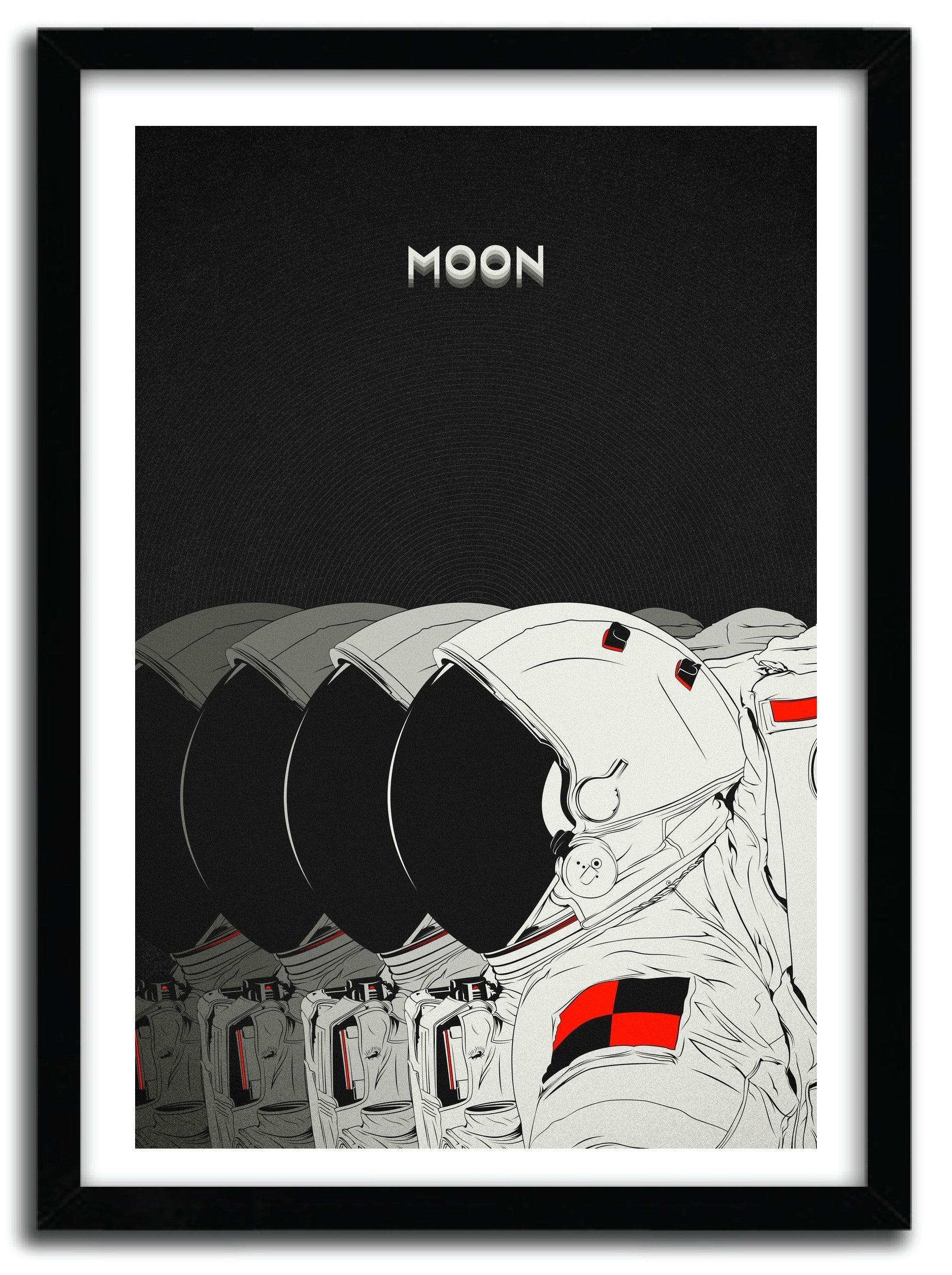 Affiche MOON  by CRANIODSGN ArtAndToys