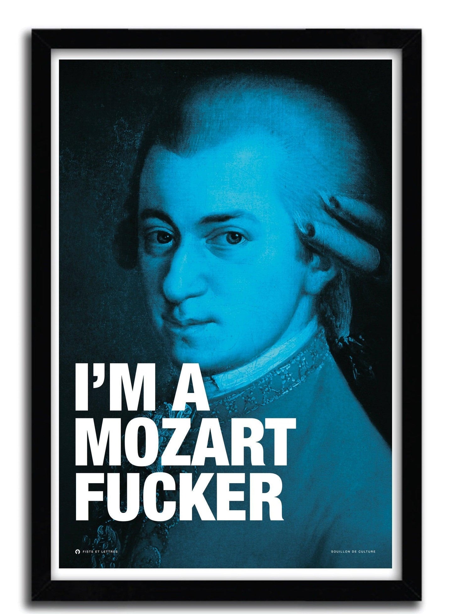 Affiche MOZART par FISTS ET DES LETTRES ArtAndToys