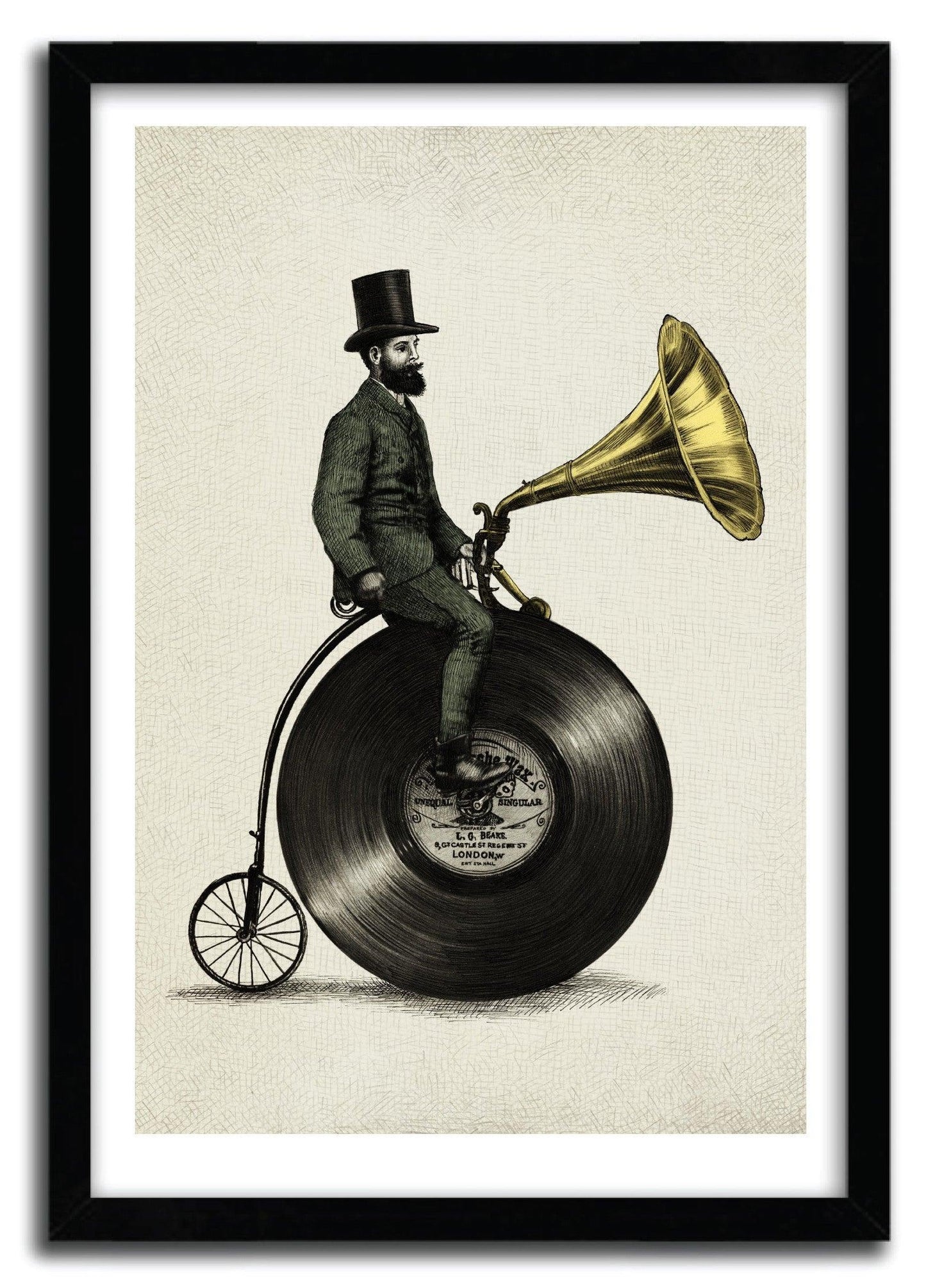 Affiche MUSIC MAN by Eric Fan ArtAndToys