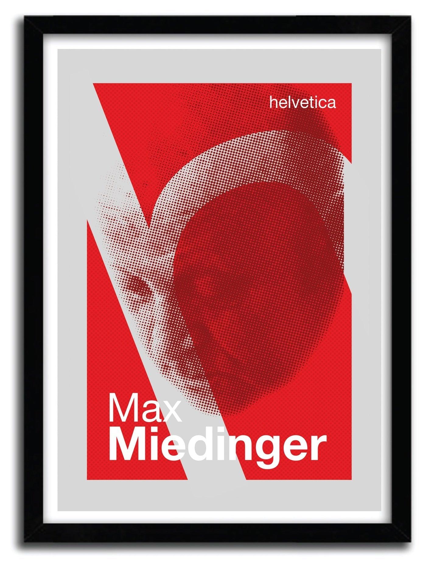 Affiche Miedinger par Francesco Stefanini ArtAndToys