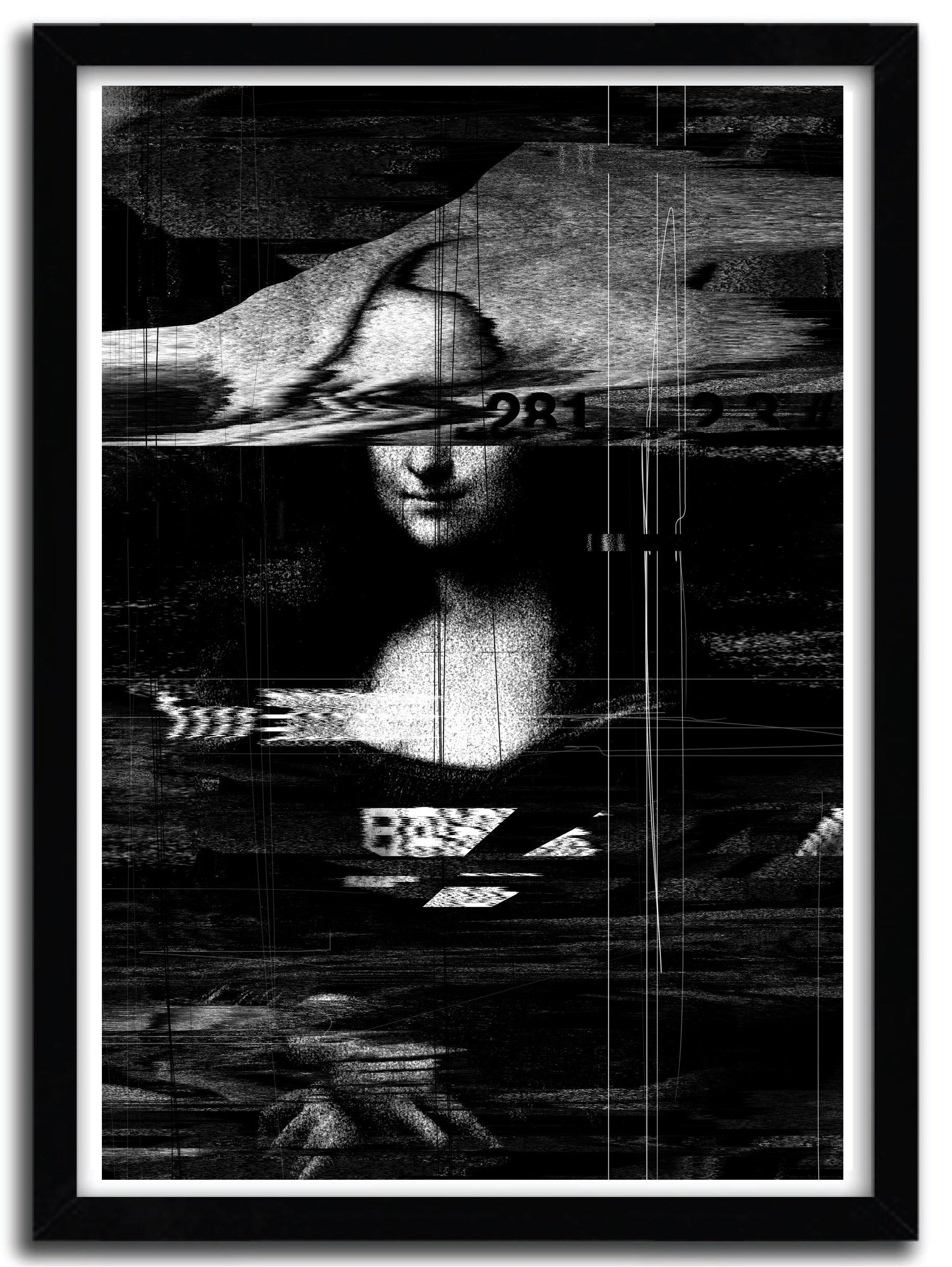 Affiche Mona Lisa Glitch par Nicebleed ArtAndToys