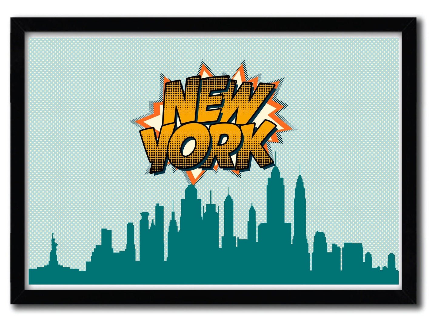 Affiche New York par OCTAVIAN MIELU ArtAndToys