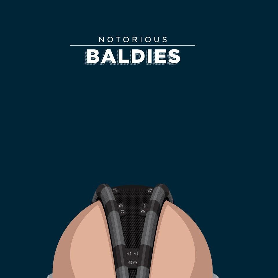 Affiche Notorious Baldie BANE by Mr Peruca ArtAndToys