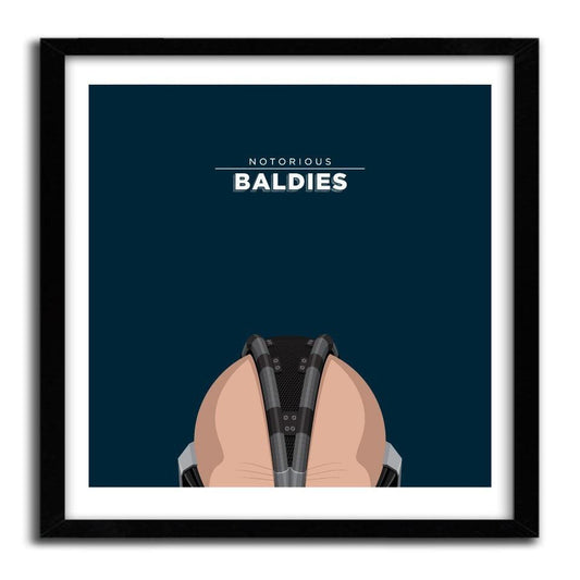 Affiche Notorious Baldie BANE by Mr Peruca ArtAndToys