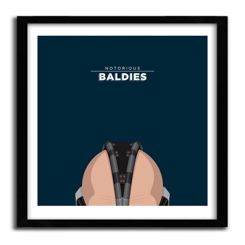Affiche Notorious Baldie BANE by Mr Peruca ArtAndToys