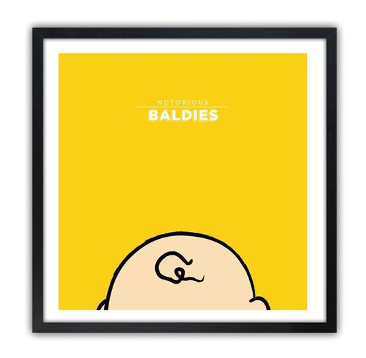 Affiche Notorious Baldie CHARLIE BROWN by Mr Peruca ArtAndToys