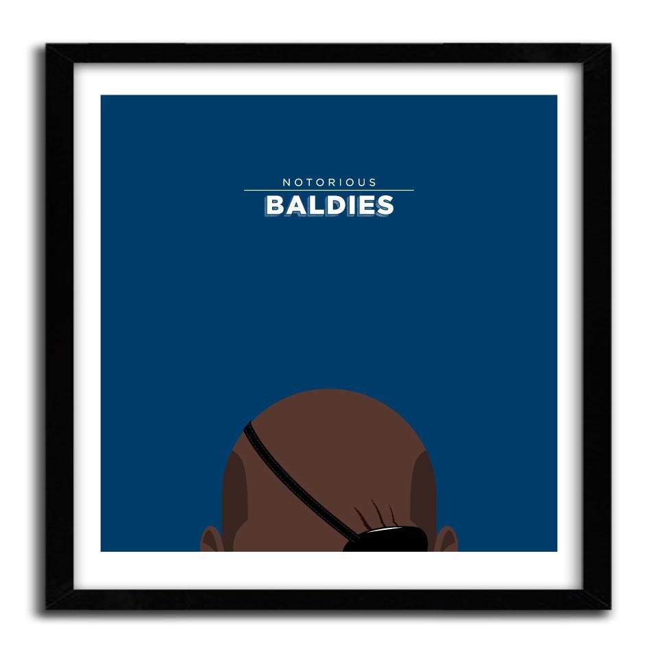 Affiche Notorious Baldie NICK FURY by Mr Peruca ArtAndToys