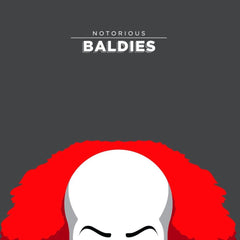 Affiche Notorious Baldie PENNYWISE by Mr Peruca ArtAndToys