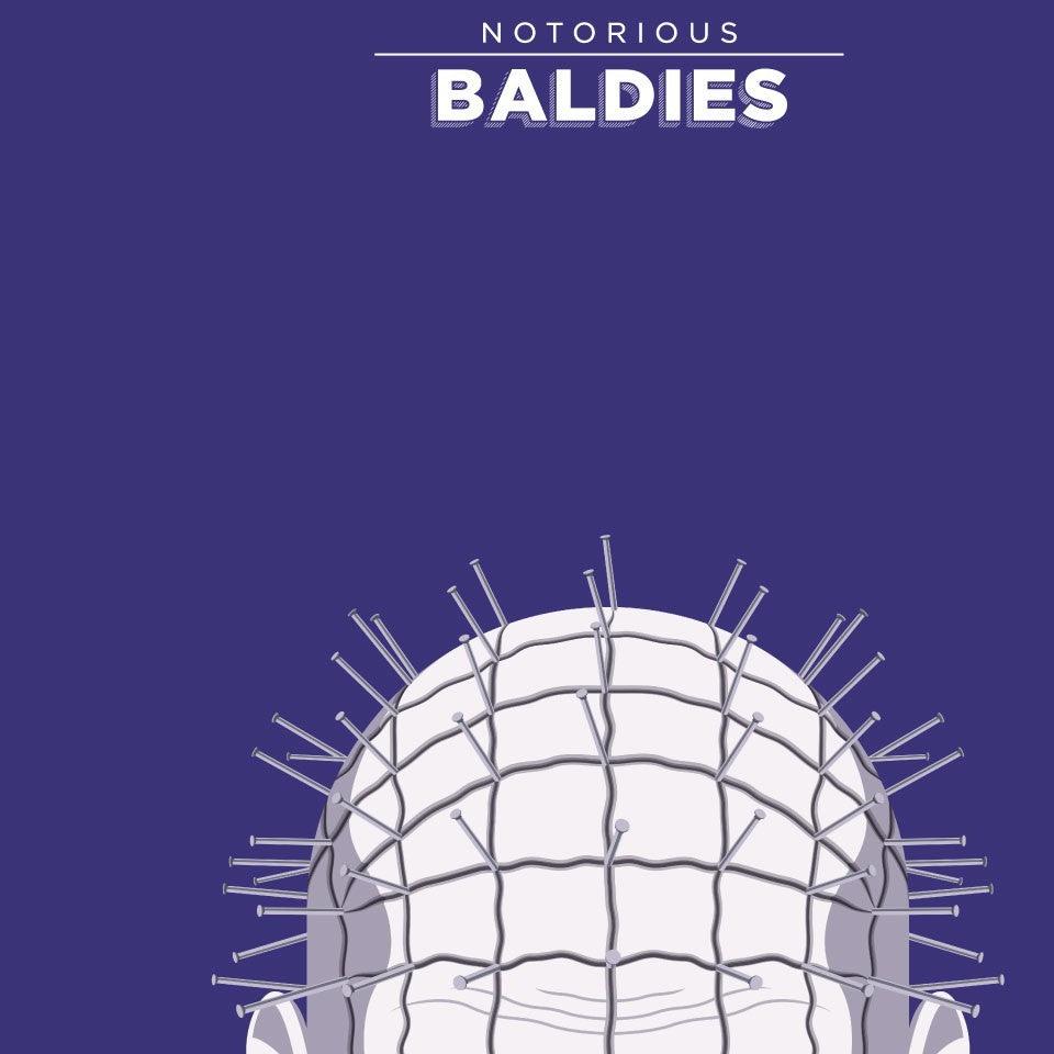 Affiche Notorious Baldie PINHEAD by Mr Peruca ArtAndToys