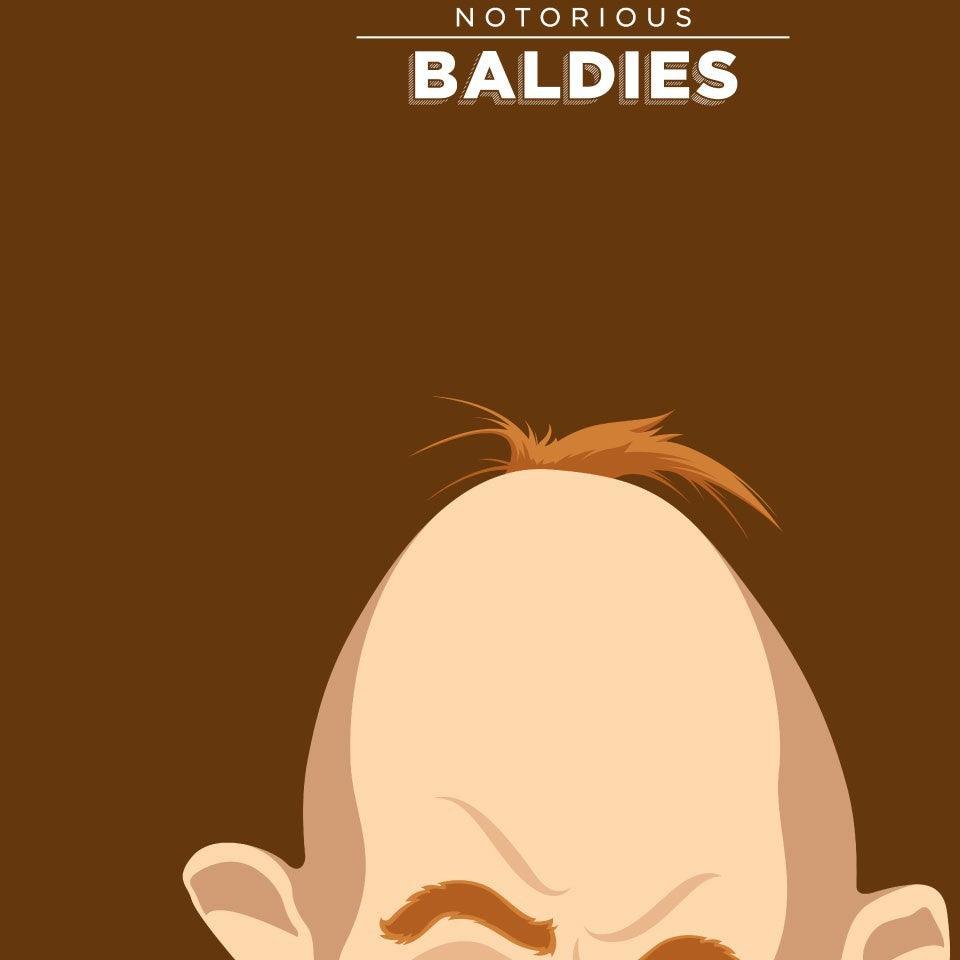 Affiche Notorious Baldie SLOTH - THE GOONIES by Mr Peruca ArtAndToys