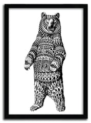 Affiche ORNATE GRIZZLY BEAR BY BIOWORKZ ArtAndToys