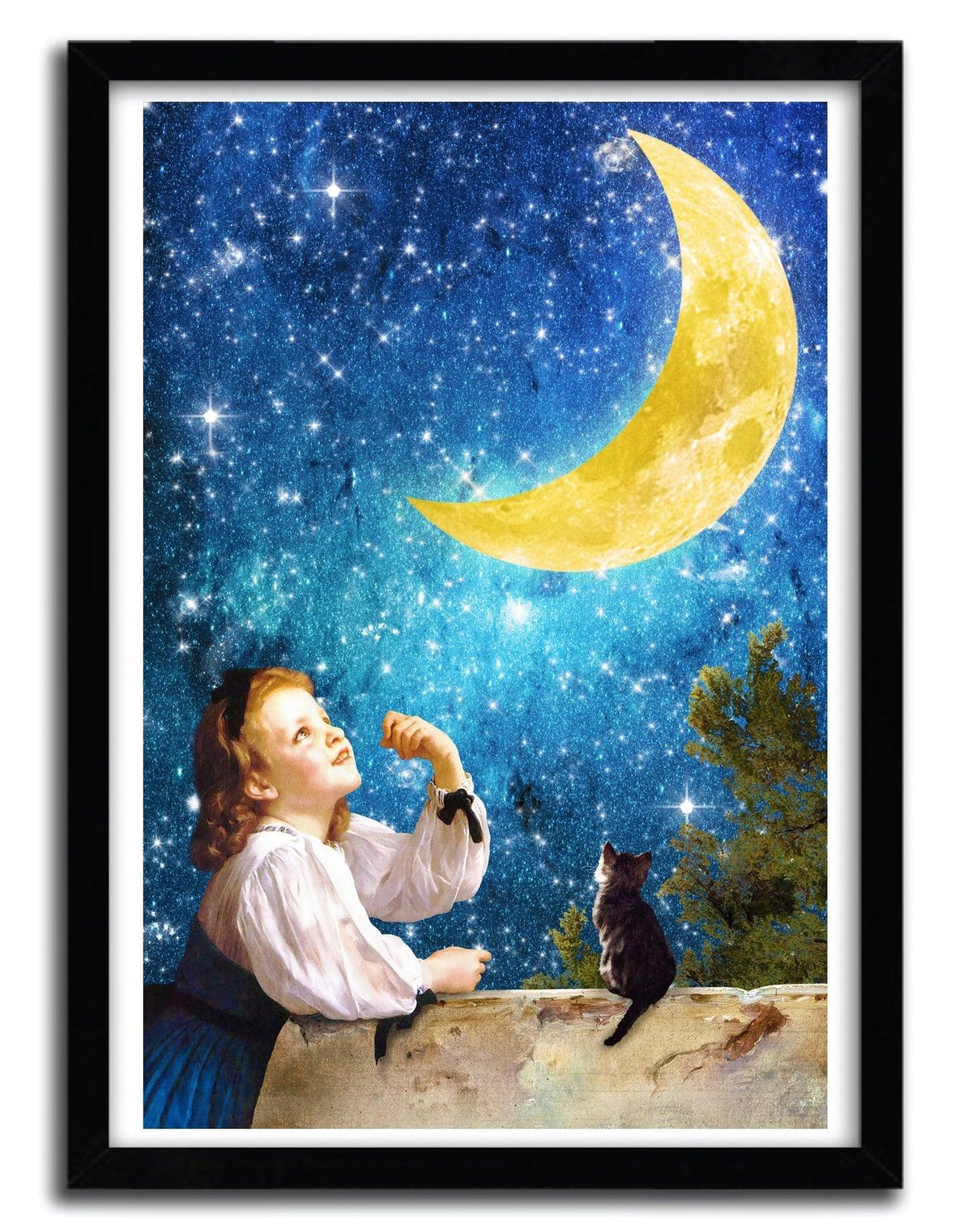 Affiche One Wish Upon the Moon by DIOGO VERISSIMO ArtAndToys