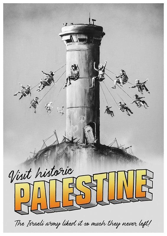 Affiche PALESTINE POSTER WALLED OFF HOTEL by BANKSY ArtAndToys