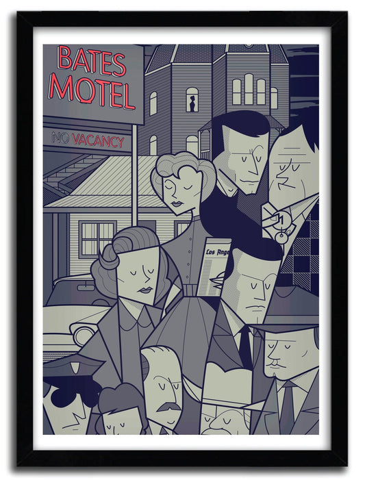 Affiche PSYCHO par Ale Giorgini ArtAndToys