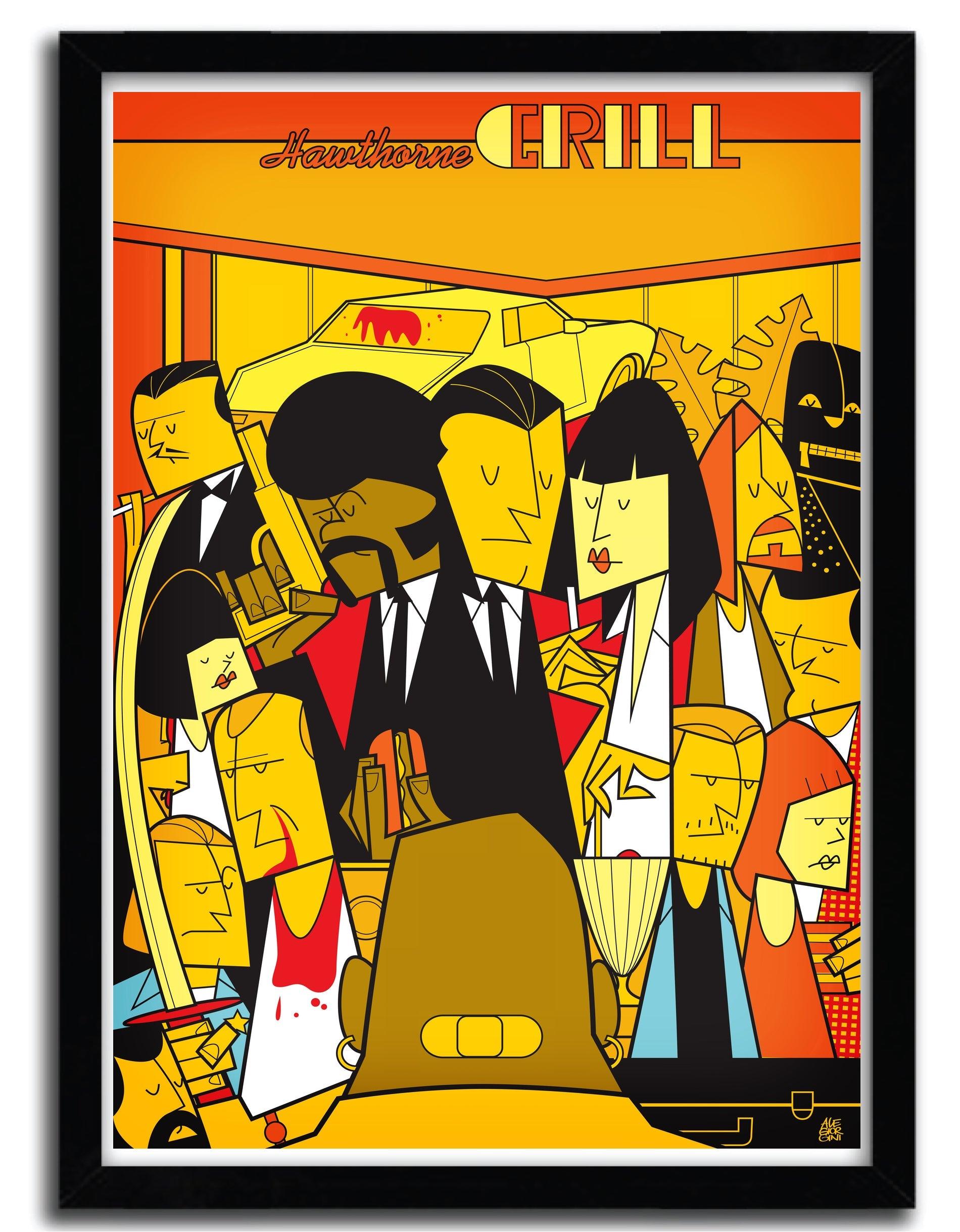 Affiche Pulp Fiction 2 par Ale Giorgini ArtAndToys