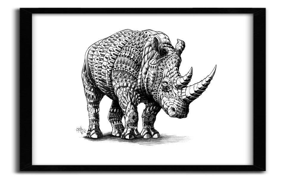 Affiche RHINOCEROS BY BIOWORKZ ArtAndToys