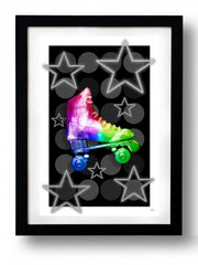 Affiche ROLLER BABE RAINBOW SIMUL  RAINBOW par Rubiant ArtAndToys
