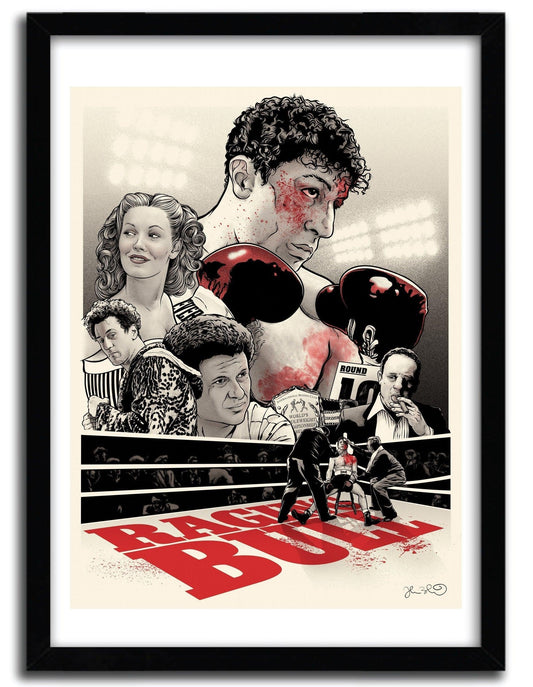 Affiche Raging Bull par JOSHUA BUDICH ArtAndToys