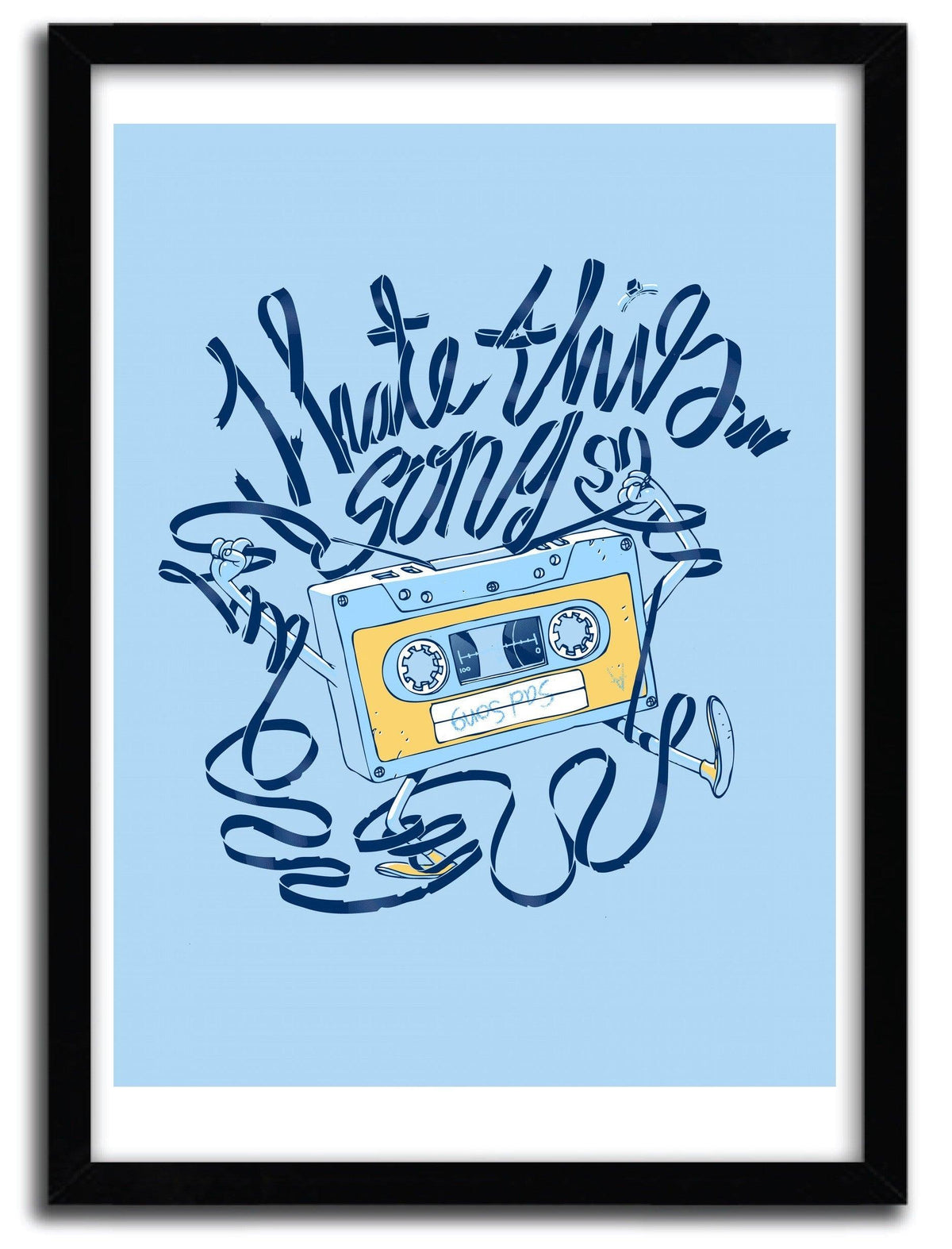 Affiche SAD SONG by CARBINE ArtAndToys