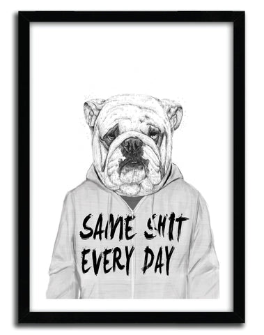 Affiche SAME SHIT .. par BALAZS SOLTI ArtAndToys