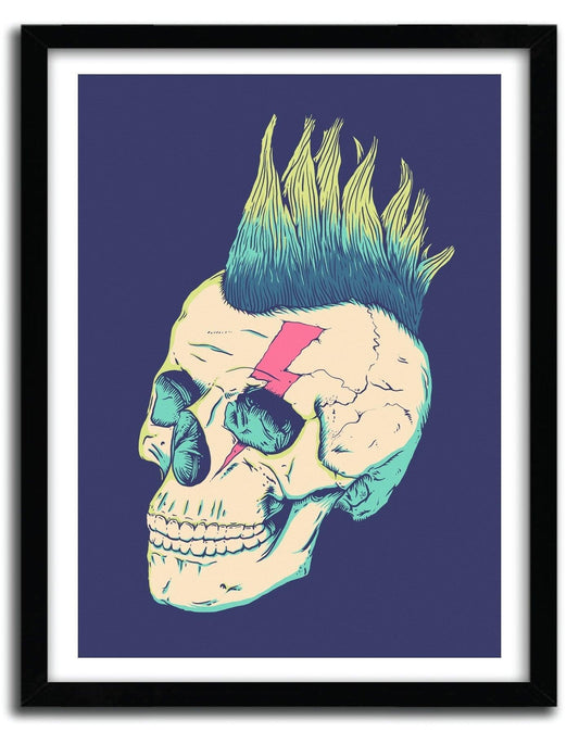 Affiche SKULL PUNK by VICTORSBEARD ArtAndToys