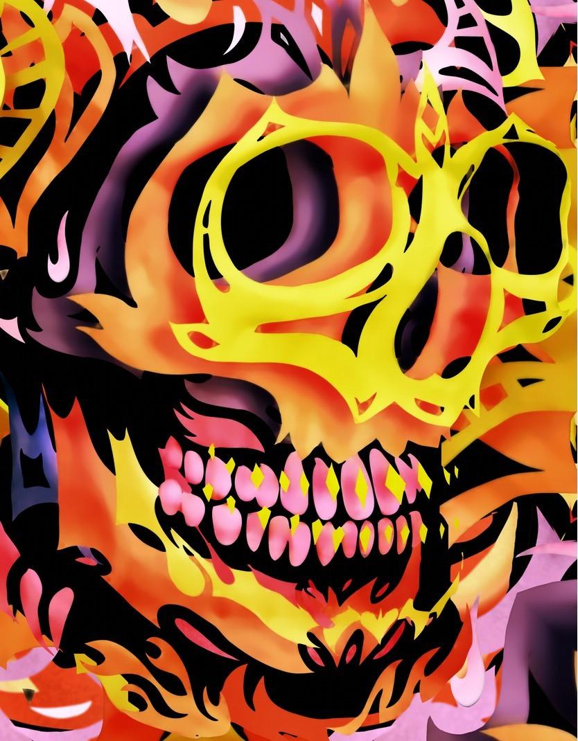 Affiche SKULL V by Ali Gulec ArtAndToys