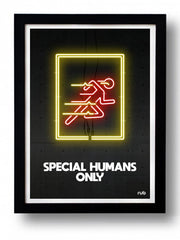 Affiche SPECIAL HUMANS ONLY   by RUB ArtAndToys