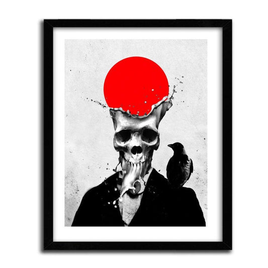 Affiche SPLASH SKULL par ALI GULEC ArtAndToys