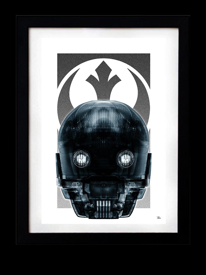 Affiche STAR DROID REBEL  par Rubiant ArtAndToys