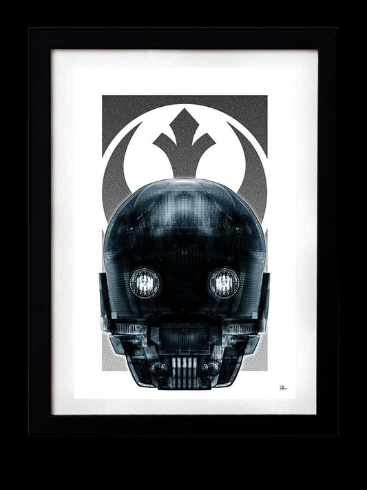 Affiche STAR DROID REBEL  par Rubiant ArtAndToys