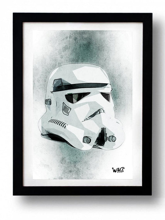 Affiche STAR WHITE  par WHO ArtAndToys