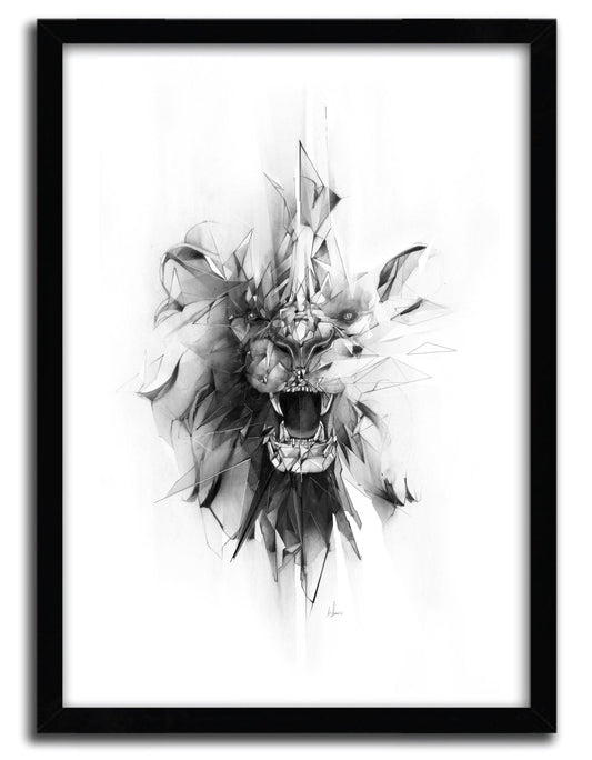 Affiche STONE LION par ALEXIS MARCOU ArtAndToys