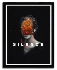 Affiche Silence by FRANK MOTH ArtAndToys