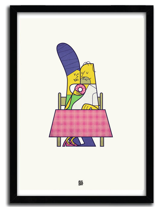 Affiche Simpson 2 par Ale Giorgini ArtAndToys