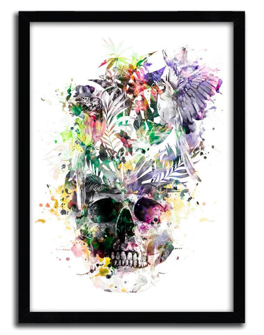 Affiche Skull Parrots par Riza Peker ArtAndToys