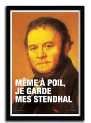 Affiche Stendhal par FISTS ET DES LETTRES ArtAndToys