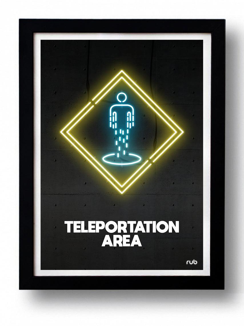 Affiche TELEPORTATION by RUB ArtAndToys