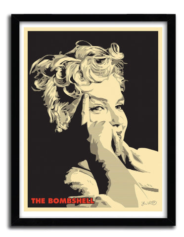 Affiche THE BOMBSHELL par JOSHUA BUDICH ArtAndToys