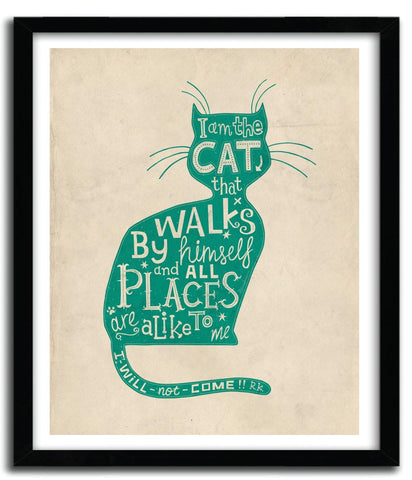 Affiche THE CAT by STEVE SIMPSON ArtAndToys