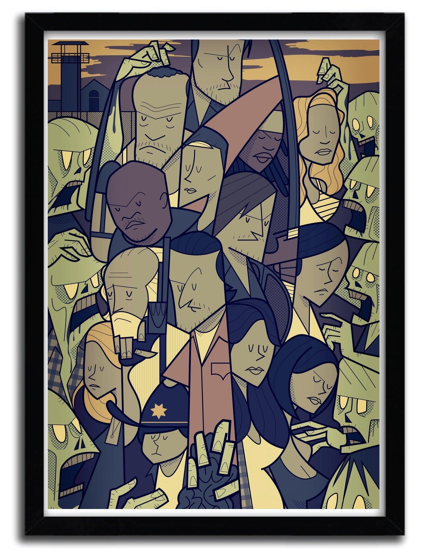 Affiche THE WALKING DEAD par Ale Giorgini ArtAndToys