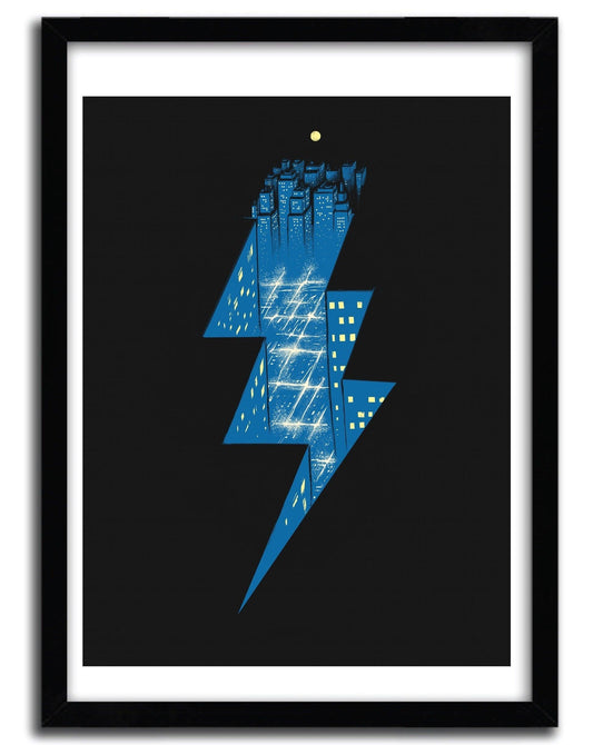 Affiche THUNDER CITY by CARBINE ArtAndToys